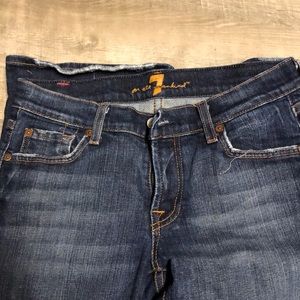 7 for all man kind bootcut jeans size 27